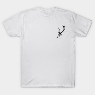 Deer Antlers and skull T-Shirt